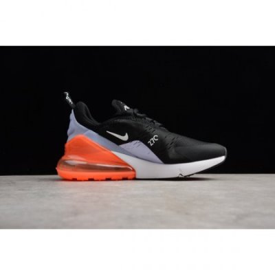 Nike Bayan Air Max 270 Siyah / Açık Mor / Turuncu Koşu Ayakkabısı Türkiye - EGHFS2QF